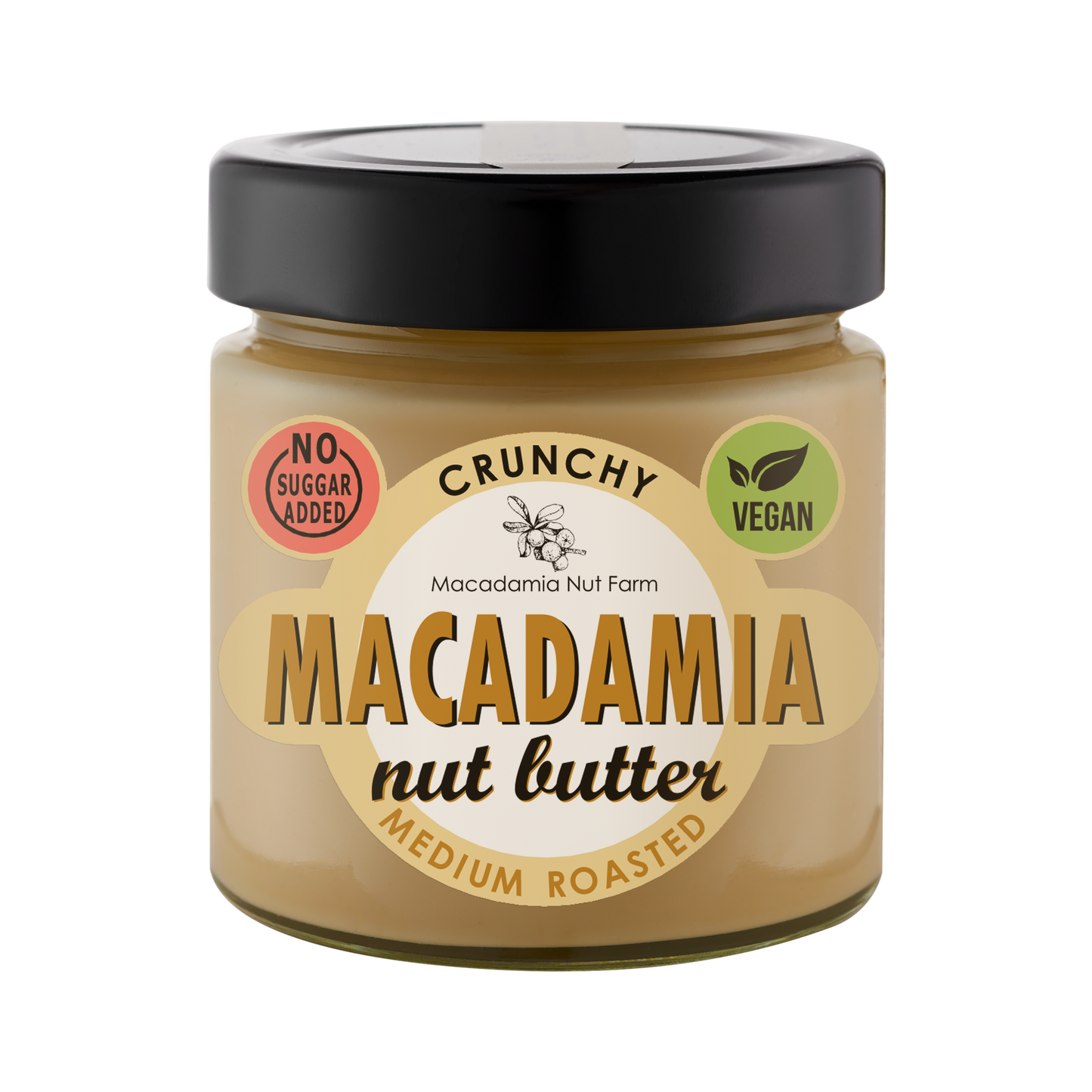 Masło z Orzechów Makadamia 100%, CRUNCHY