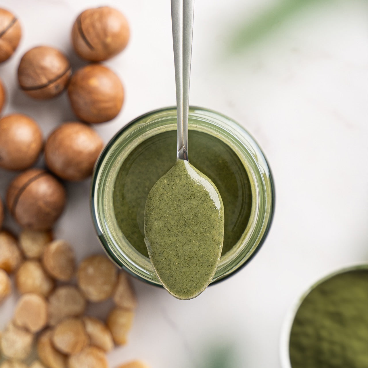 Masło z Orzechów Makadamia SPIRULINA