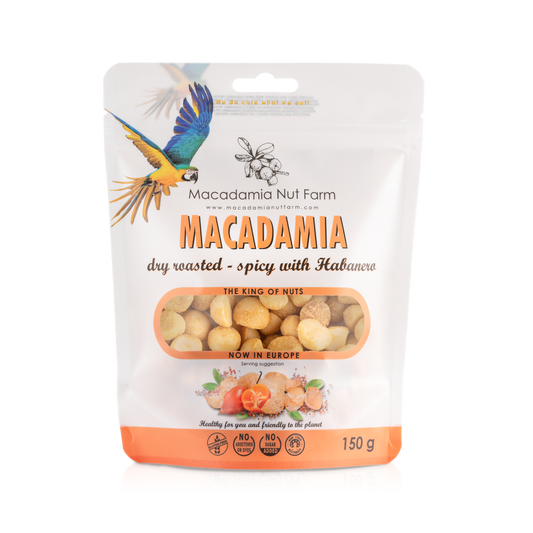 Pikantne Orzechy Makadamia Habanero