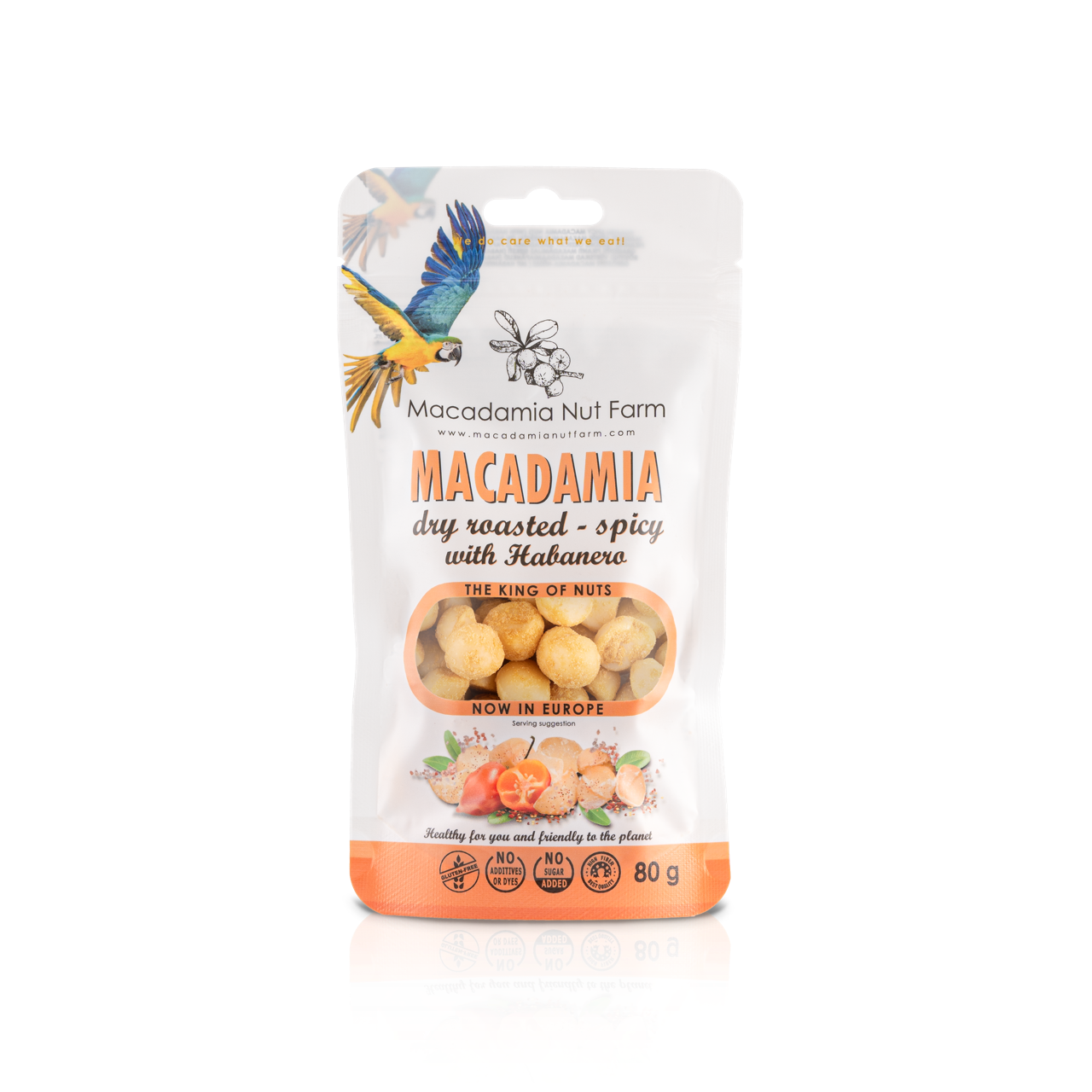 Pikantne Orzechy Makadamia Habanero