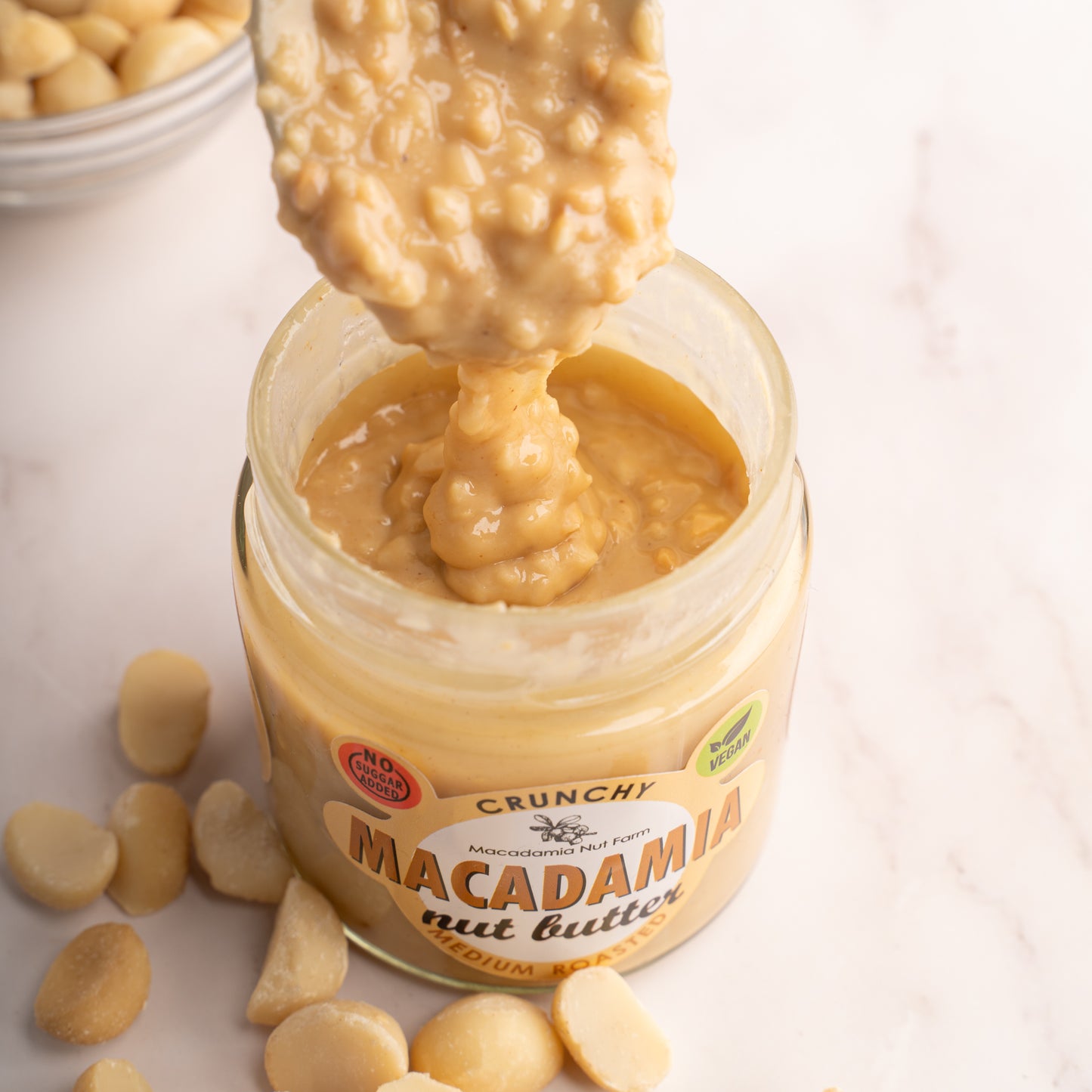 Masło z Orzechów Makadamia 100%, CRUNCHY